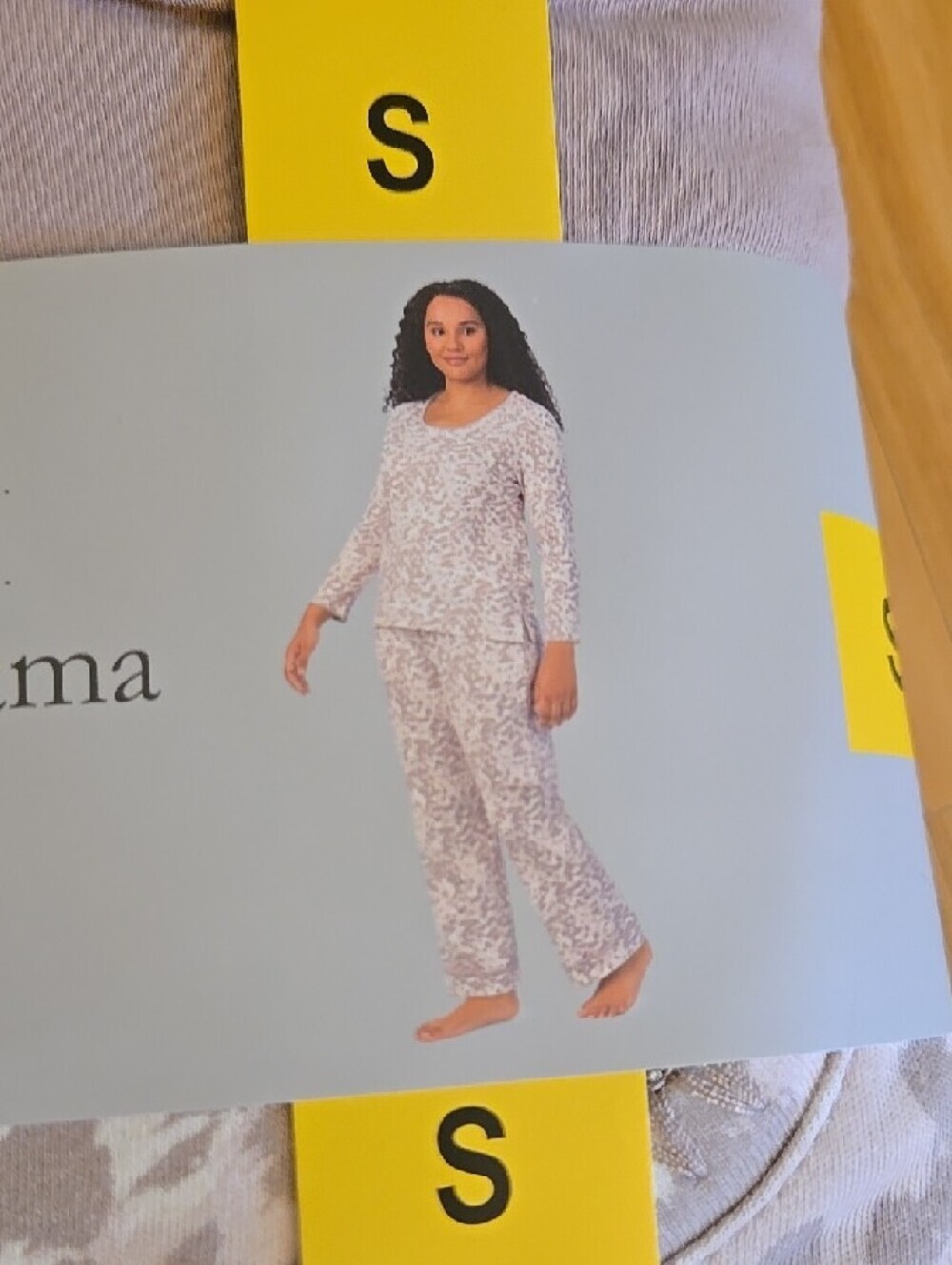 Midnight by Carole Hochman Women's 3-Piece Cotton Pajama Set - Taupe - Picture 2 of 6